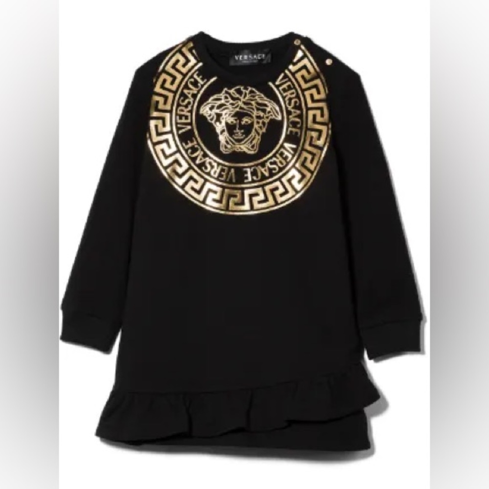 Versace Gold Medusa Dress